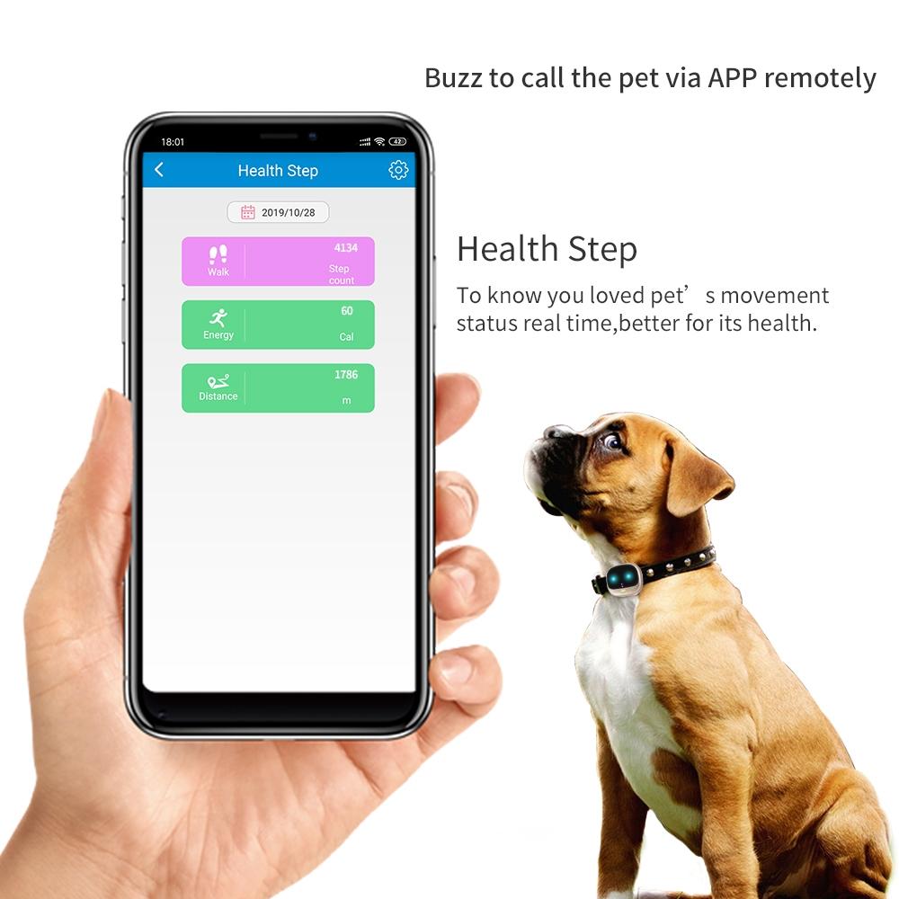 GPS Pet Tracker With LED Light RealTime Tracking Smart Geo Fence 1