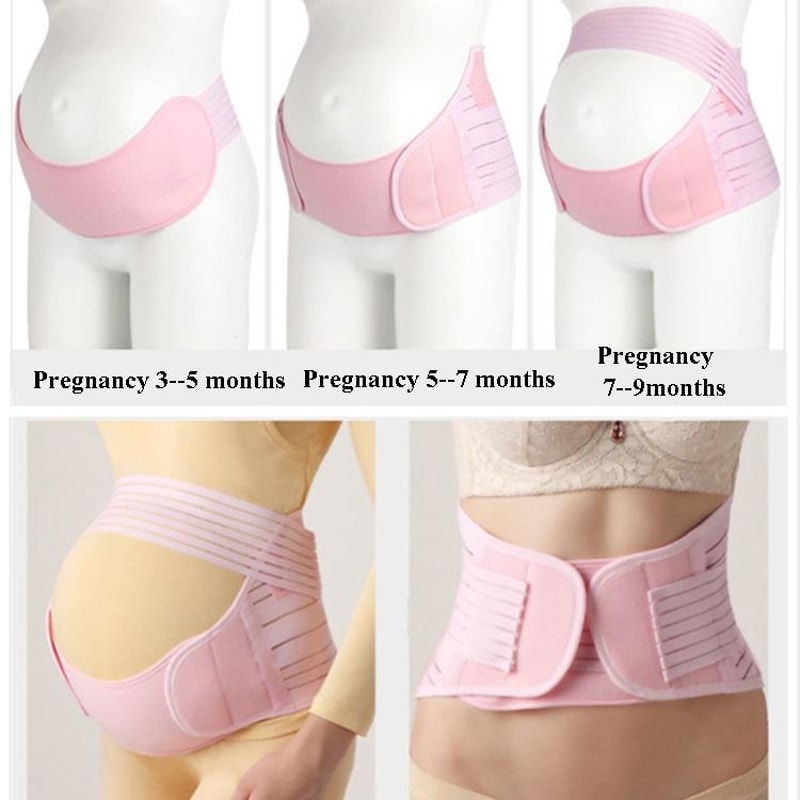Maternity Belly Support Belt Set Breathable Pregnancy Support Belt For Prenatal Postpartum Comfort 2