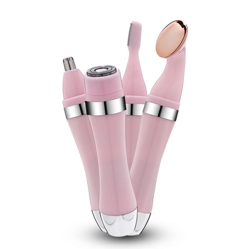 4 In 1 Portable Electric Shaver Facial Grooming Kit With Eyebrow And Nose Hair Trimmer 6