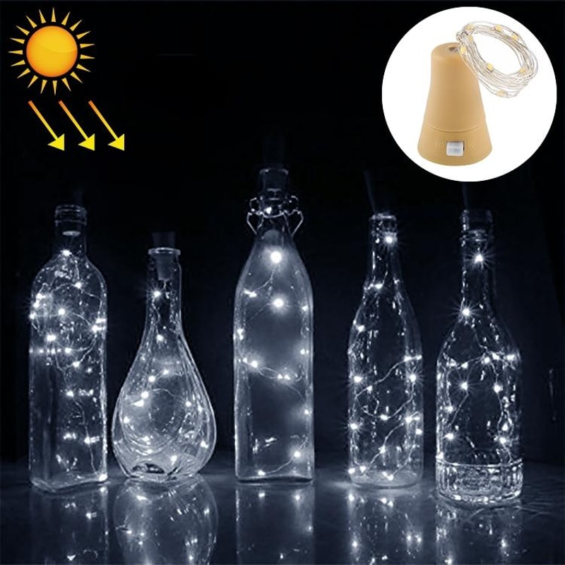 Solar Powered Fairy String Lights 20M 200 LED Waterproof Copper Wire Garden Decor 2
