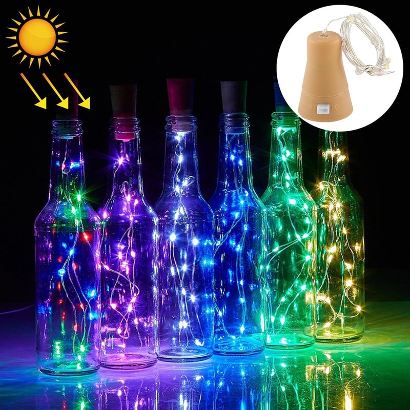 Solar Powered Fairy String Lights 20M 200 LED Waterproof Copper Wire Garden Decor 3