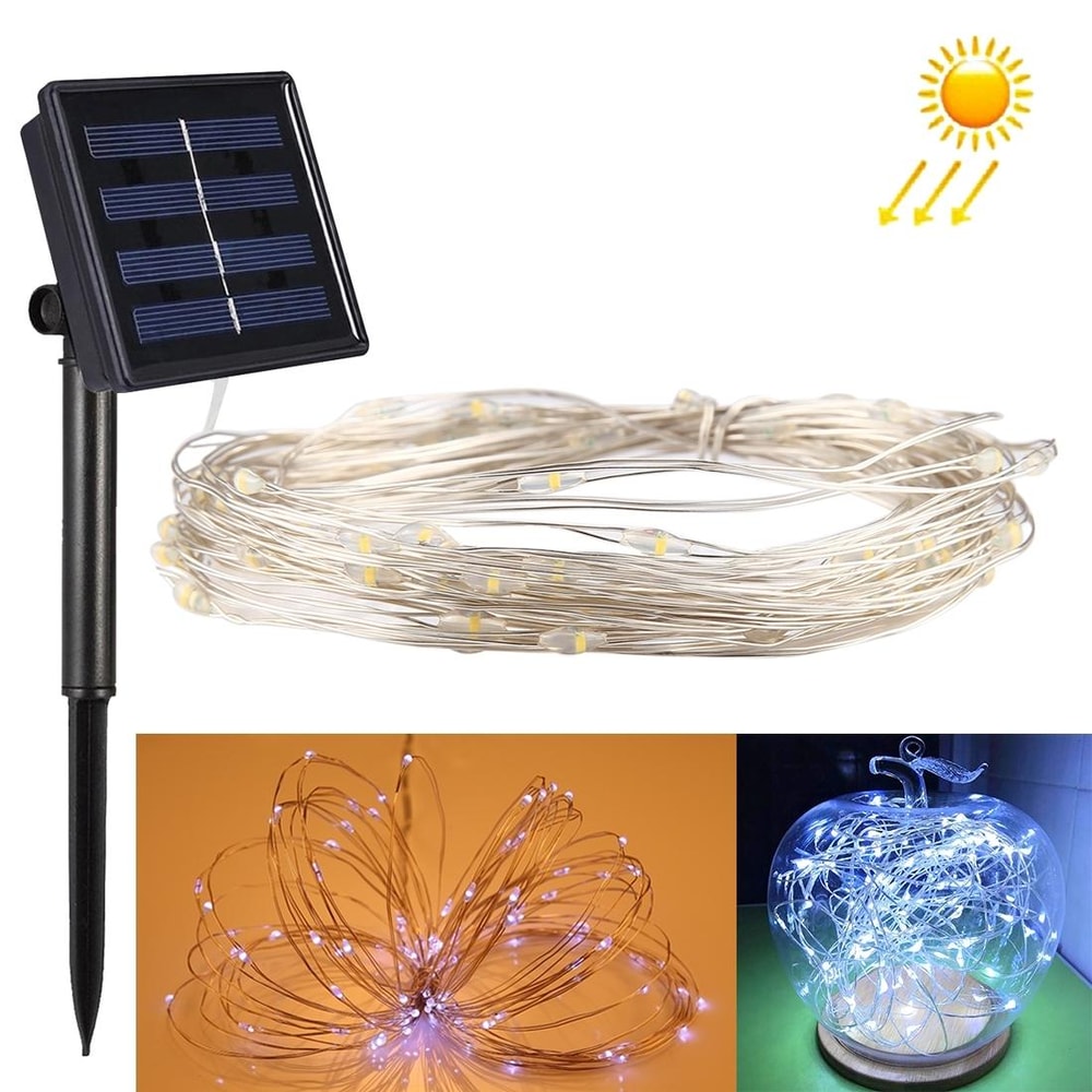 Solar Powered Fairy String Lights 20M 200 LED Waterproof Copper Wire Garden Decor