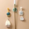 2pcs Adjustable Shower Head Holder With Strong Adhesive Wall Mount For Handheld Showers 0