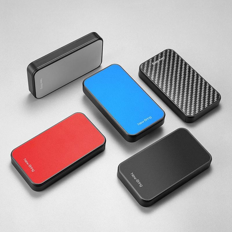 NewBring RFID Blocking Wallet Waterproof Metal Card Holder With Automatic PopUp Access 1