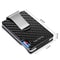 RFID Blocking Carbon Fiber Wallet Slim Metal Card Holder For Men 5