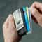 RFID Blocking Carbon Fiber Wallet Slim Metal Card Holder For Men 7