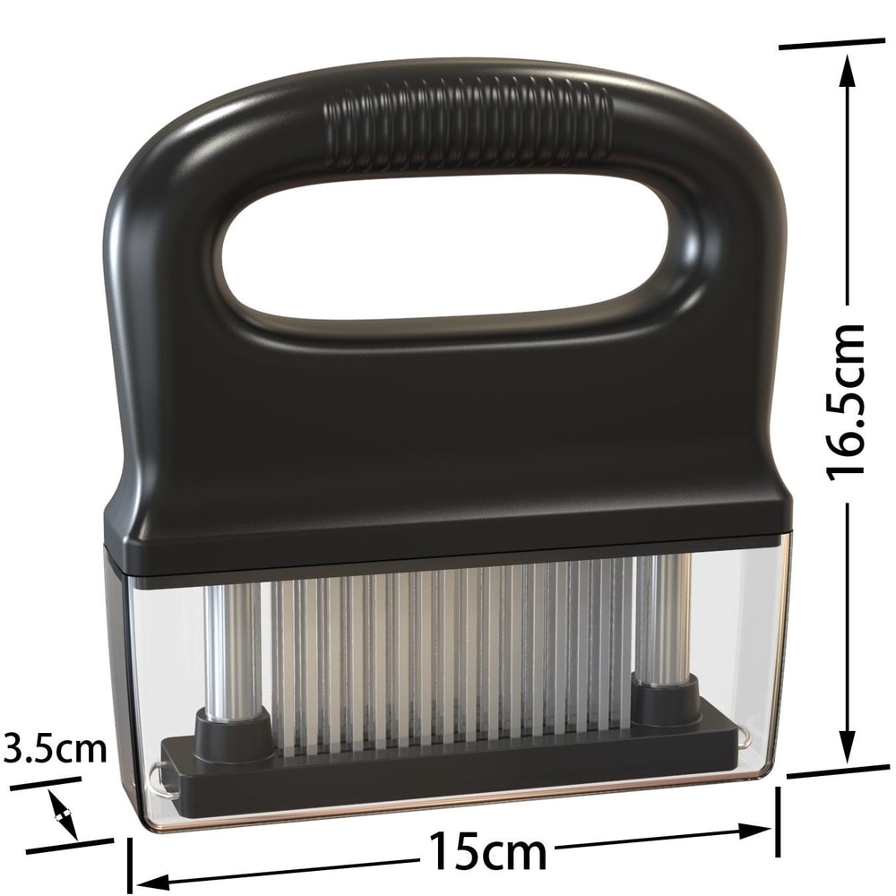 48Blade Meat Tenderizer Tool With Ergonomic Handle For Juicy Steaks And BBQ Preparation 1