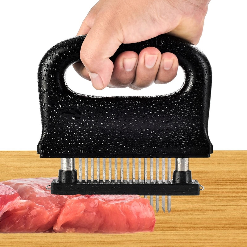 48Blade Meat Tenderizer Tool With Ergonomic Handle For Juicy Steaks And BBQ Preparation 5