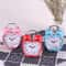 Kids Apple Shape Alarm Clock With Silent Movement And Metal Twin Bell For Bedroom Decor 0