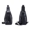 Vintage FirstLayer Cowhide Leather Chest Bag For Men Waterproof Crossbody Shoulder Sling Bag 1