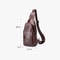 Vintage FirstLayer Cowhide Leather Chest Bag For Men Waterproof Crossbody Shoulder Sling Bag 2
