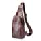 Vintage FirstLayer Cowhide Leather Chest Bag For Men Waterproof Crossbody Shoulder Sling Bag 6