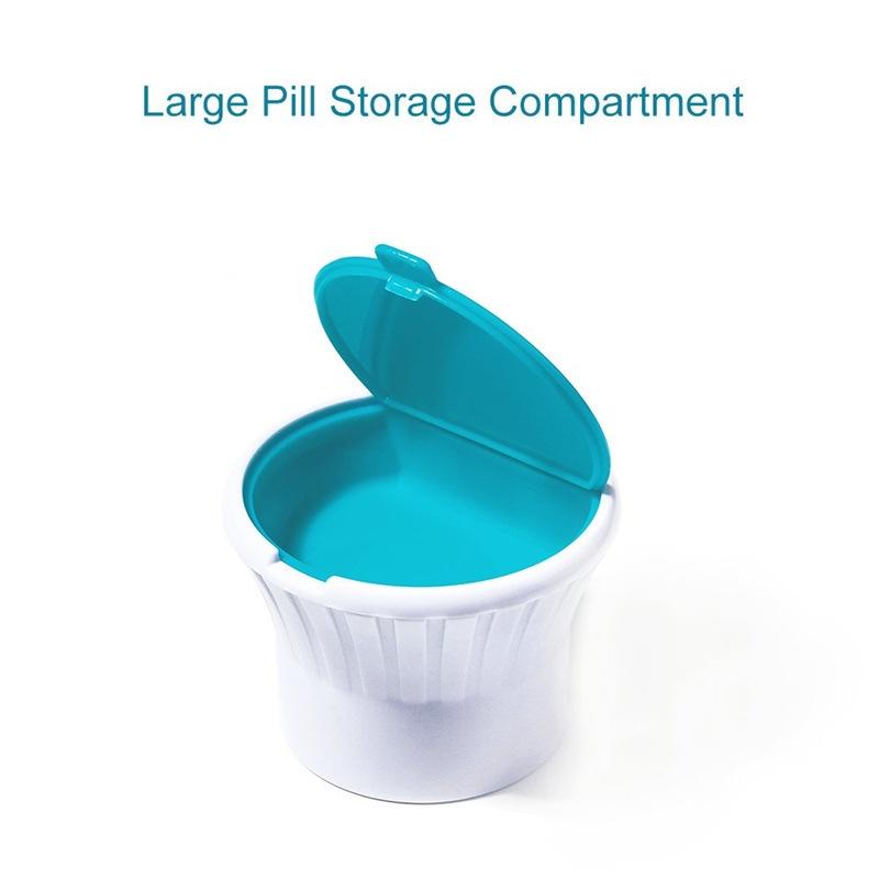 3-in-1 Portable Pill Crusher & Pill Cutter Storage Box for Travel and Daily Medication