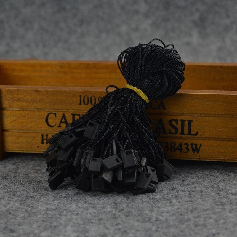990PCS Clothing Tag Strings with Lock Fastener for Garments, Jewelry, Gifts & Retail Packaging