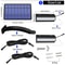 60 LED Solar Wall Light With Pull Switch IP65 Waterproof Outdoor Garden Lamp 1