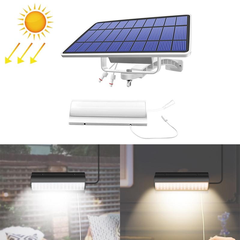 60 LED Solar Wall Light With Pull Switch IP65 Waterproof Outdoor Garden Lamp 9