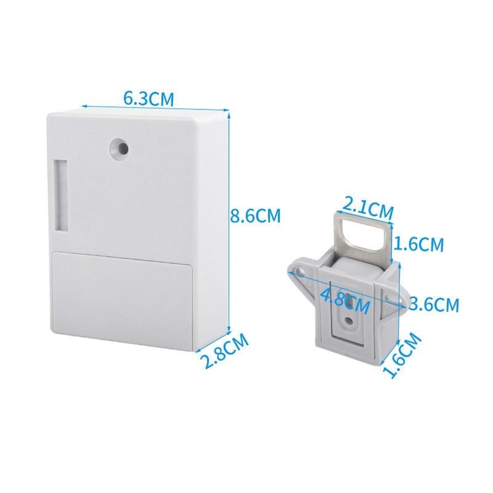Smart RFID Cabinet Lock For Double Doors Hidden Magnetic Card Security System 2
