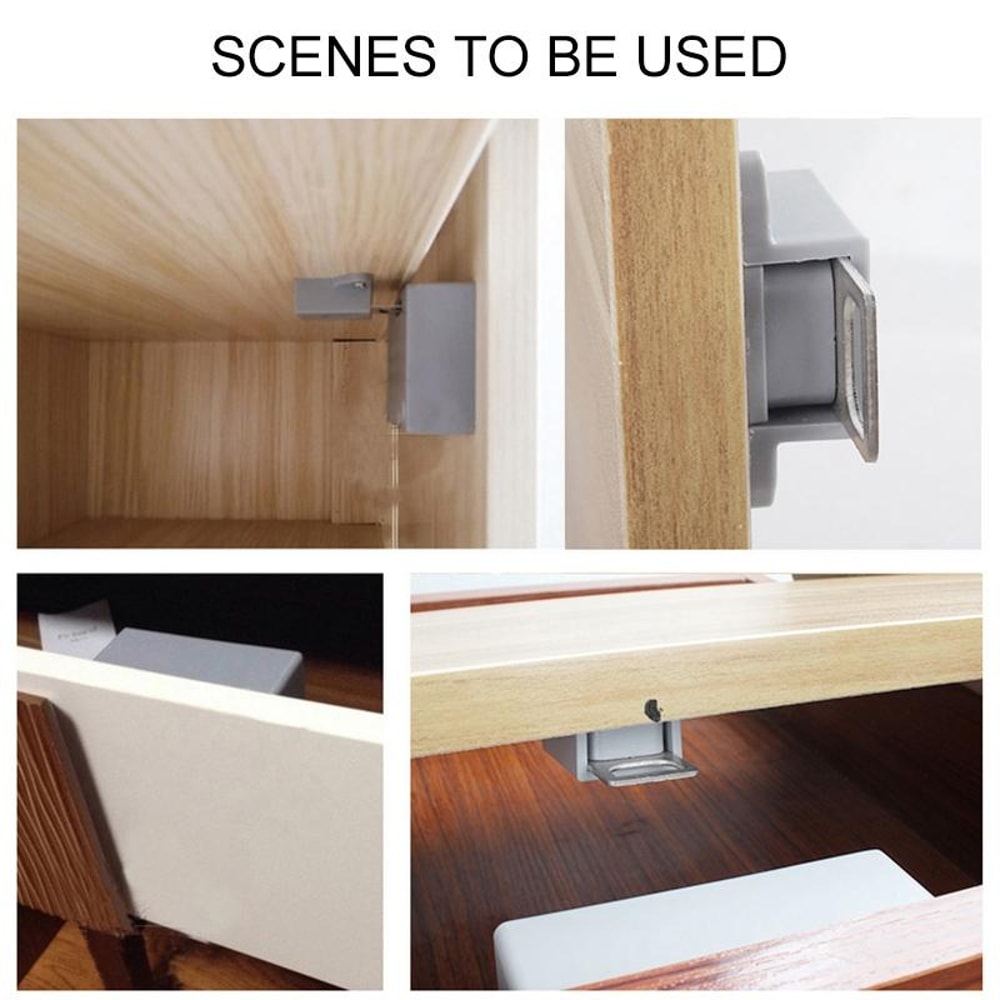 Smart RFID Cabinet Lock For Double Doors Hidden Magnetic Card Security System 3