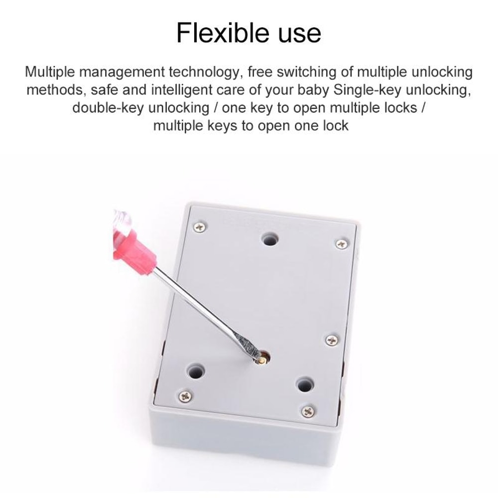 Smart RFID Cabinet Lock For Double Doors Hidden Magnetic Card Security System 9