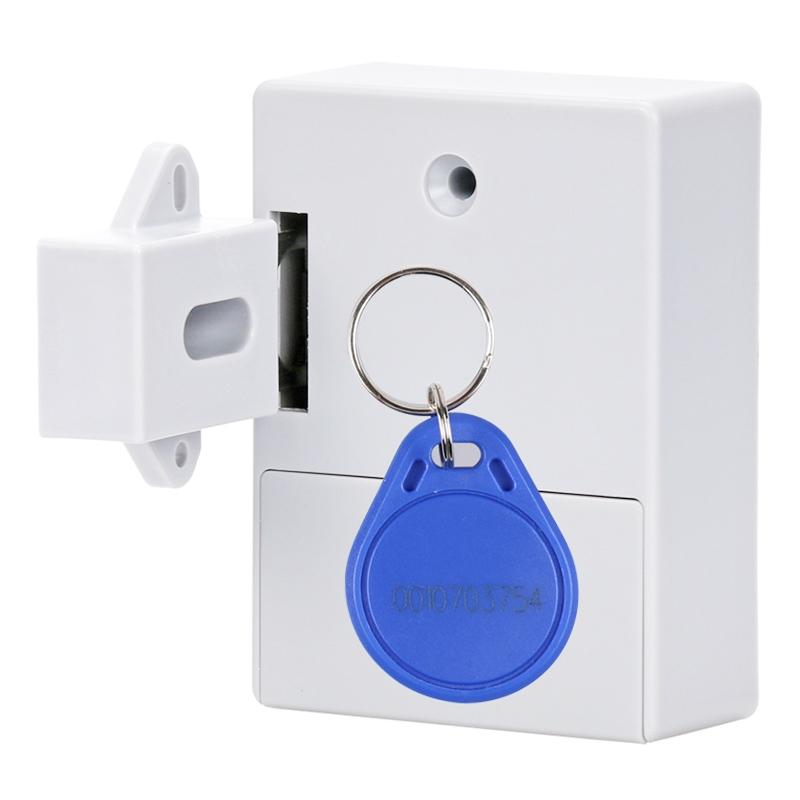 Smart RFID Cabinet Lock For Double Doors Hidden Magnetic Card Security System 15