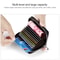RFID Blocking Leather Card Holder Wallet With Zipper Large Capacity Organizer 3
