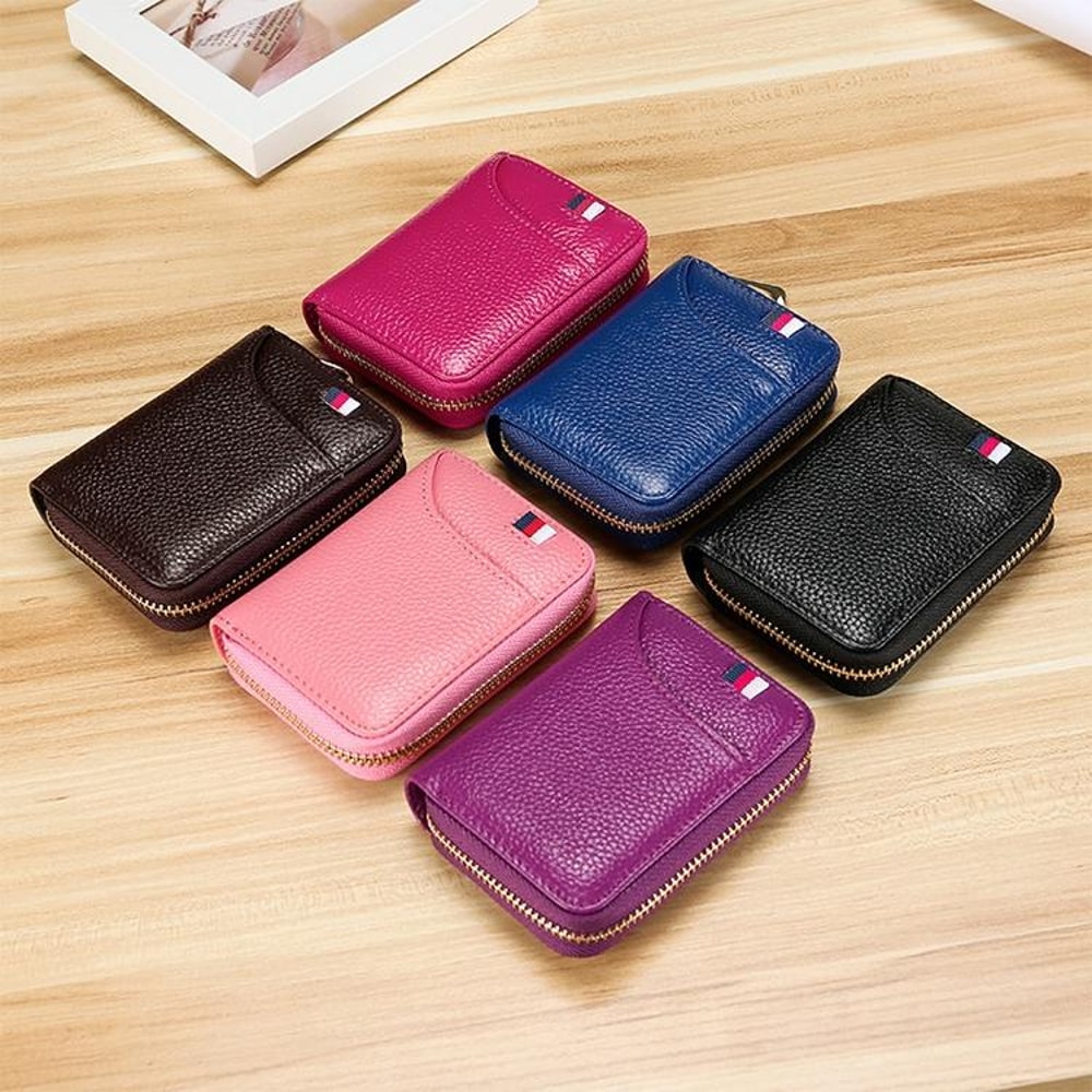 Elegant RFID Blocking Wallet For Women With Multi Card Organizer And Soft Leather Design 8