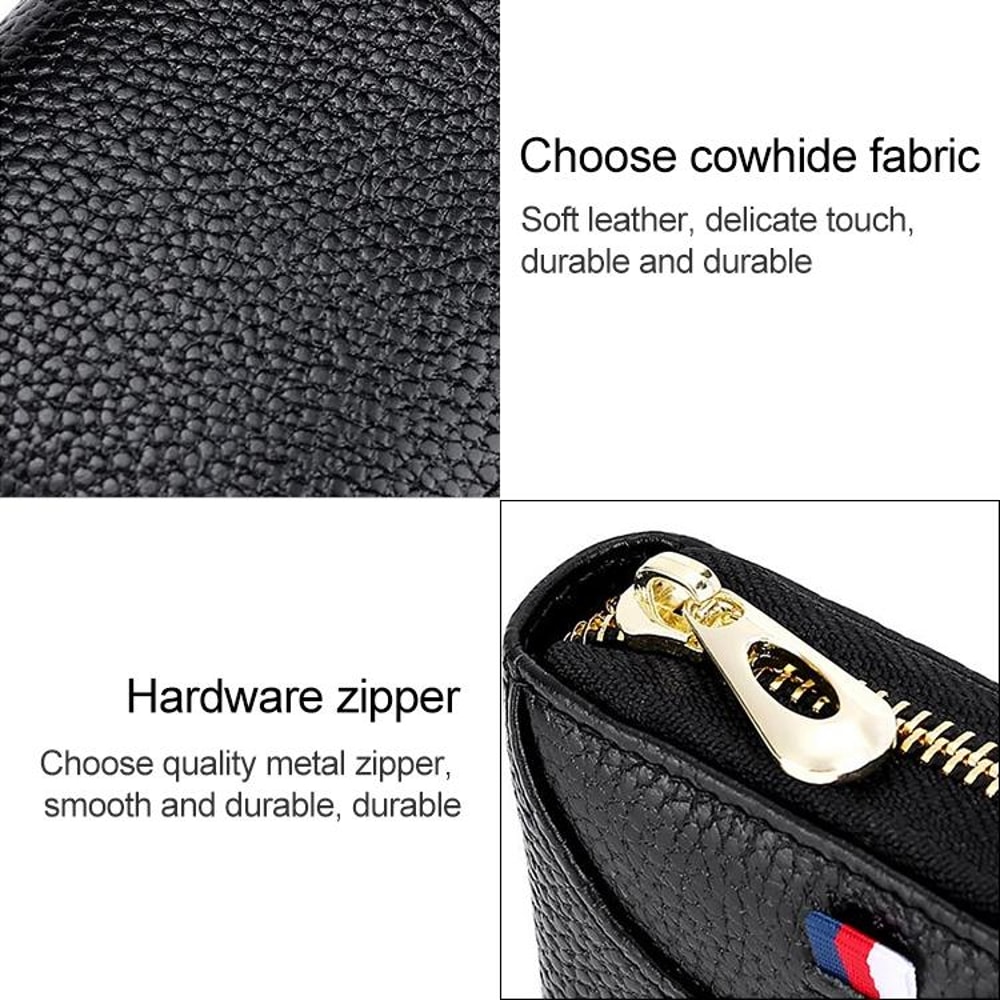 Elegant RFID Blocking Wallet For Women With Multi Card Organizer And Soft Leather Design 6