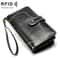 Elegant RFID Blocking Leather Wallet Clutch For Women With Large Capacity Card Slots 10