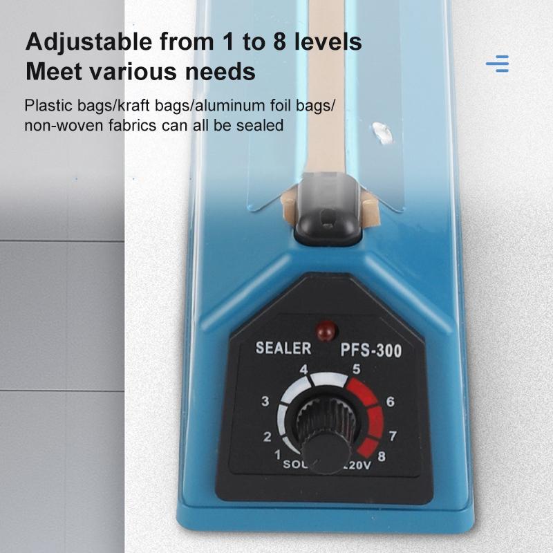 300mm Impulse Bag Sealer Heat Sealing Machine For Plastic Poly Bags 3