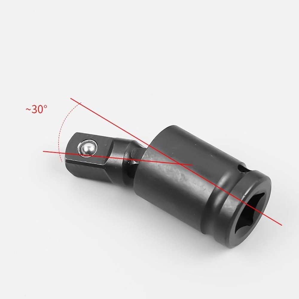 Windurate Universal Joint Socket Adapter for Electric Wrench & Impact Driver Heavy Duty CR-MO Steel