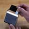 Vintage Cigarette Case With Magnetic Buckle Leather Finish For Men 5