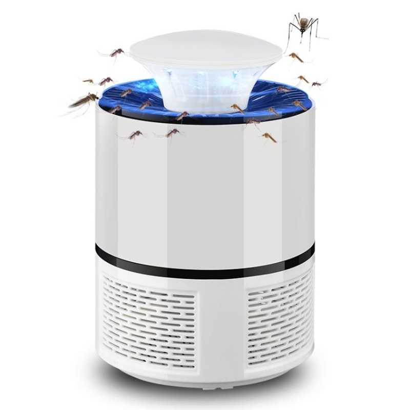 USB Quiet Mosquito Killer Lamp With UV Trap Strong Suction 7