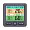 Digital Thermometer Hygrometer With Large Color Display Alarm Clock 8