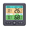Digital Thermometer Hygrometer With Large Color Display Alarm Clock 8