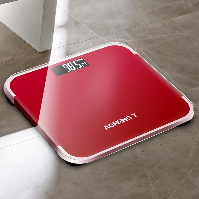 Precision Digital Bathroom Scale 180kg With Tempered Glass Platform 6