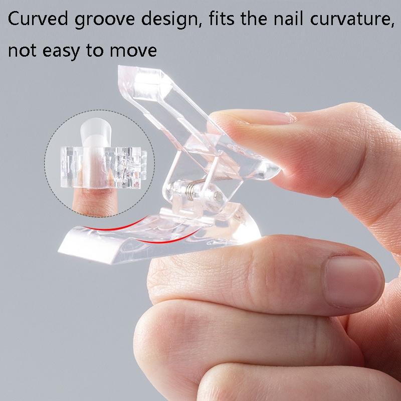15PCS Nail Extension Clips For Poly Gel Acrylic Nail Mold Fixing 2