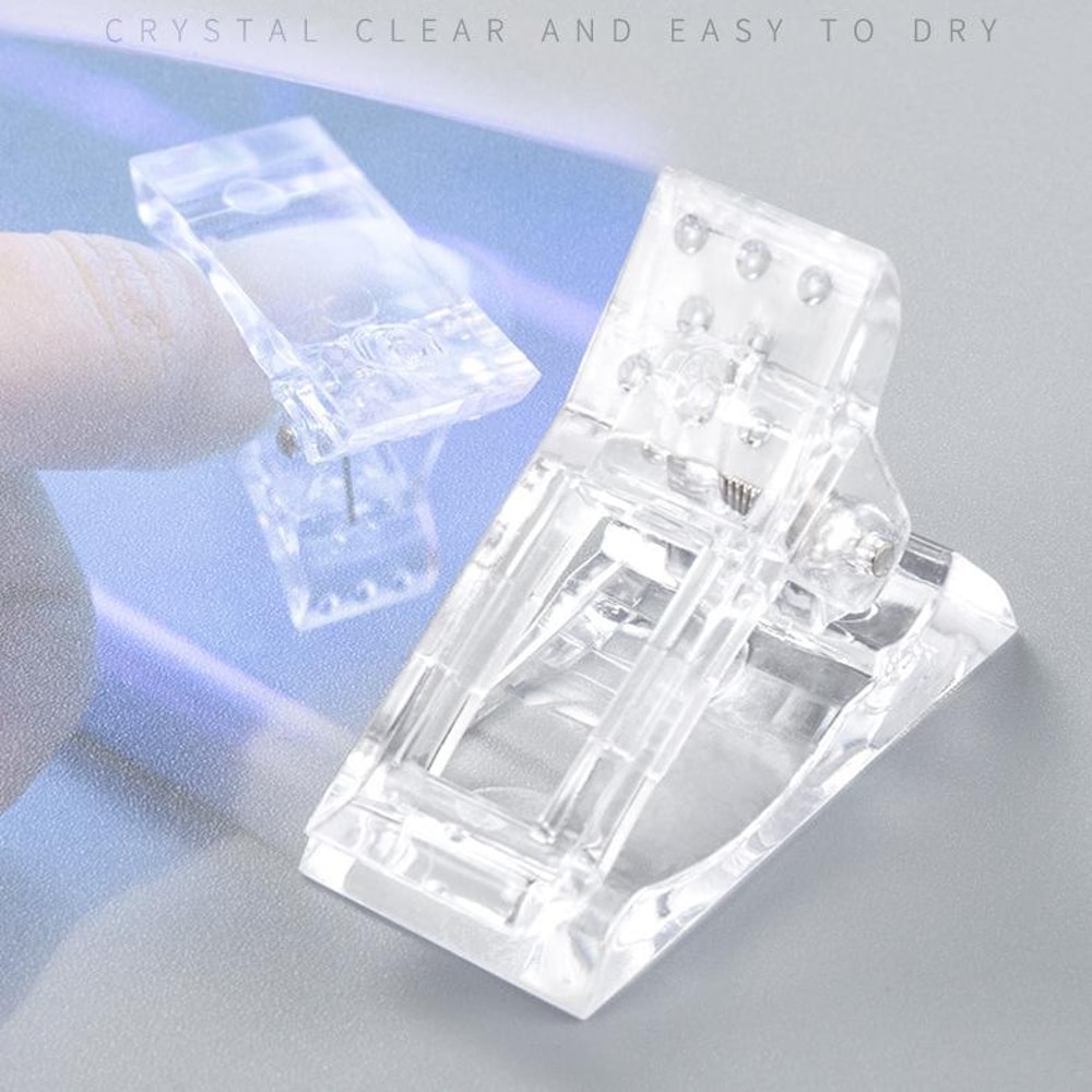 15PCS Nail Extension Clips For Poly Gel Acrylic Nail Mold Fixing 3
