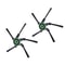 6PCS iRobot S9 Side Brush Replacement Kit for S9 & S9+ Robot Vacuum Cleaners