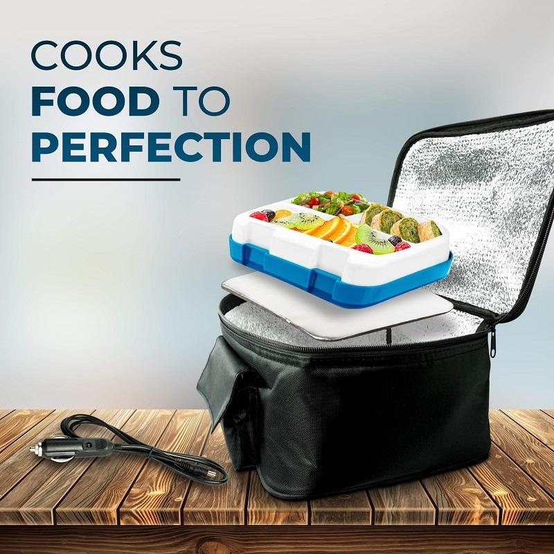 Portable Electric Lunch Box 12V Food Warmer For Car Travel Camping 6