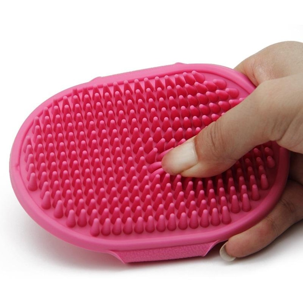 5PCS Soft Silicone Pet Bath Brush Glove For Dogs Cats Grooming Massage And Shedding Care 1