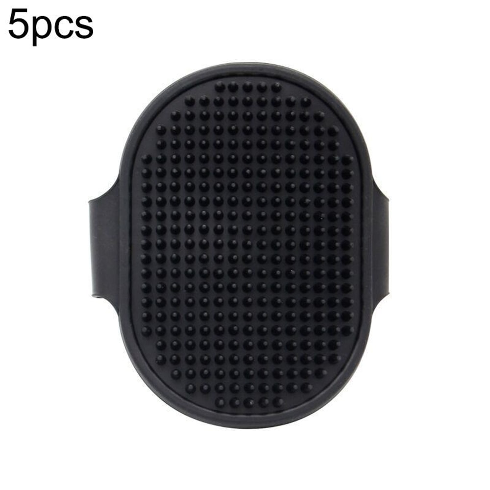 5PCS Soft Silicone Pet Bath Brush Glove For Dogs Cats Grooming Massage And Shedding Care 10