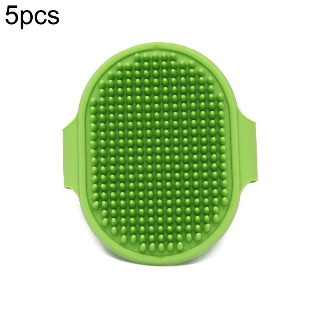 5PCS Soft Silicone Pet Bath Brush Glove For Dogs Cats Grooming Massage And Shedding Care 8