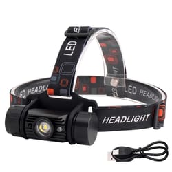 motion sensor led headlamp rechargeable waterproof fishing & camping flashlight