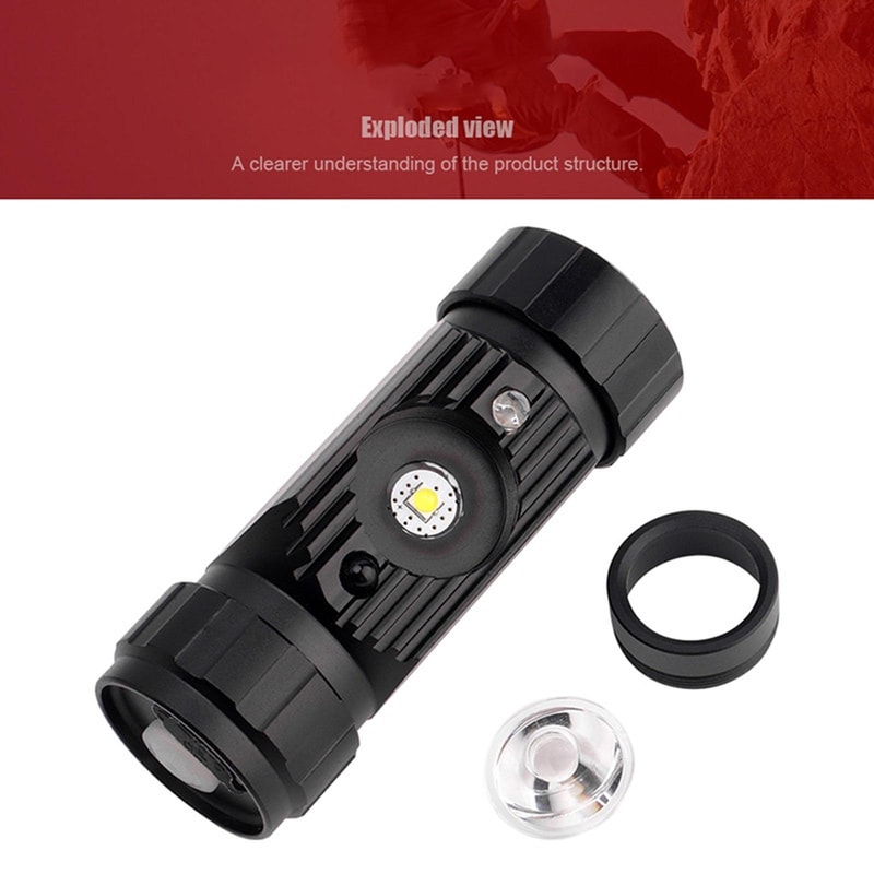 Motion Sensor LED Headlamp Rechargeable Waterproof Fishing Camping Flashlight 3