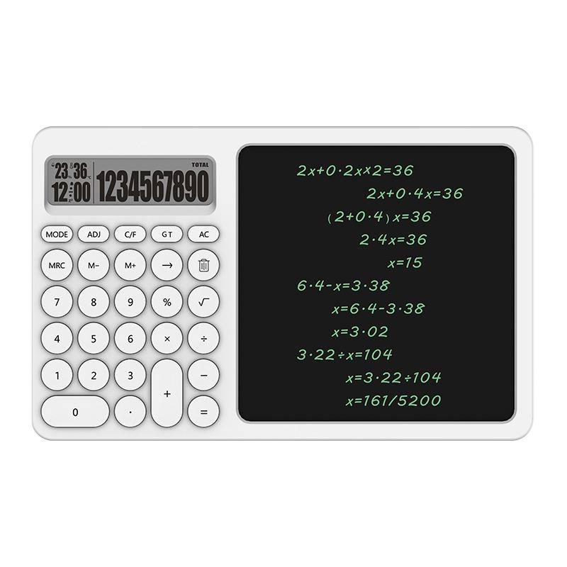 Smart LCD Writing Tablet Calculator With Stand Portable Memo Pad For Office Study 0
