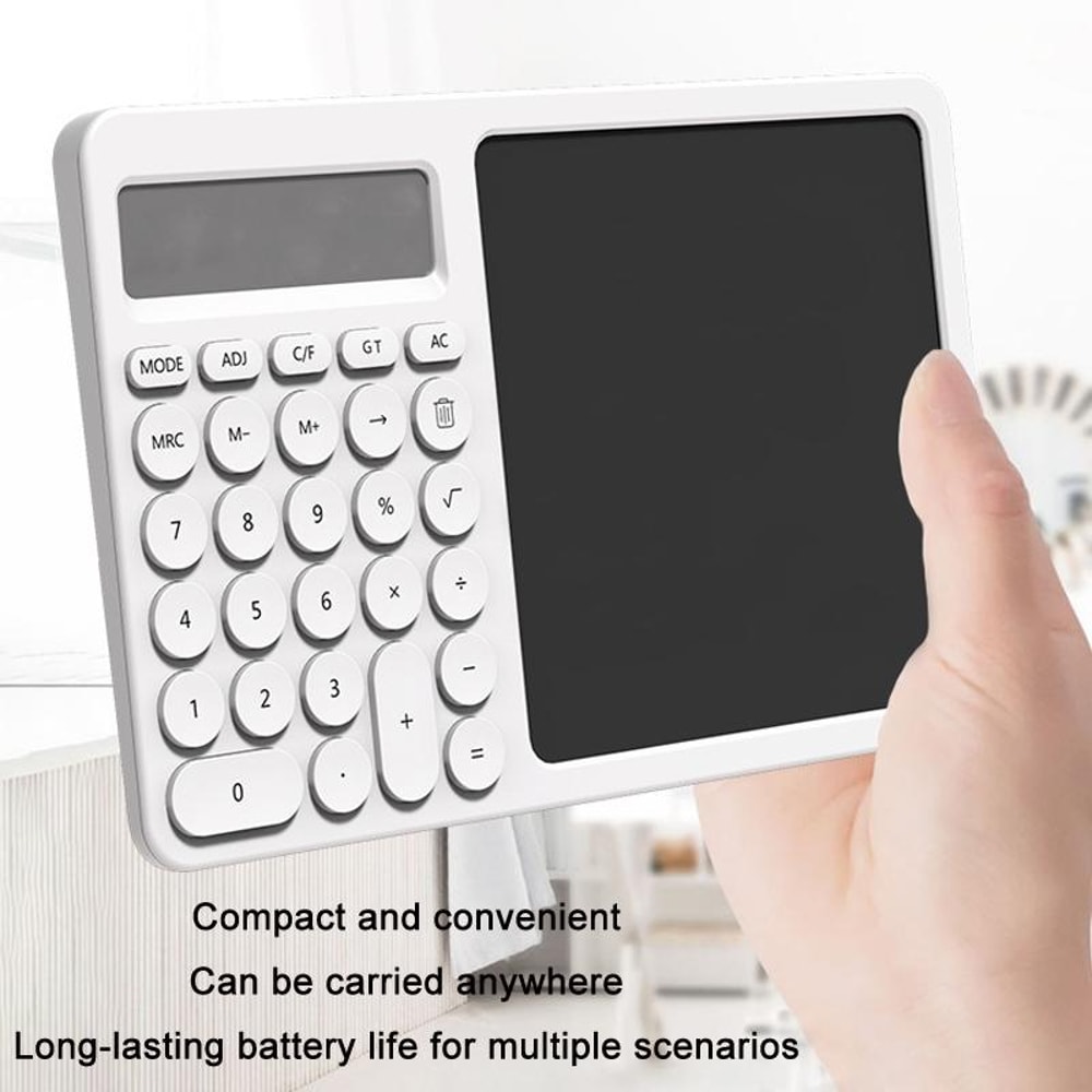 Smart LCD Writing Tablet Calculator With Stand Portable Memo Pad For Office Study 3