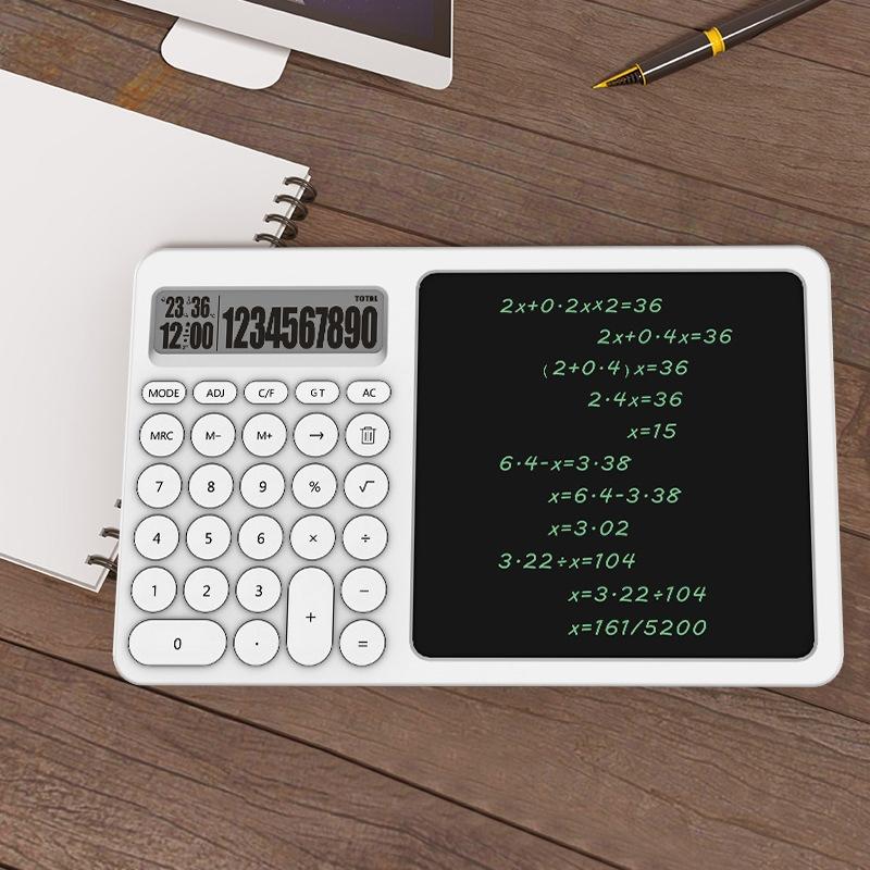 Smart LCD Writing Tablet Calculator With Stand Portable Memo Pad For Office Study 4