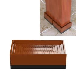 adjustable furniture risers with anti slip tpu base for beds sofas washing machines and tables 4pcs