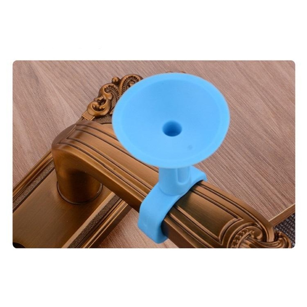 Extended Silicone Door Stopper Set Punch Free Anti Collision Wall Protector 10 Pcs 6