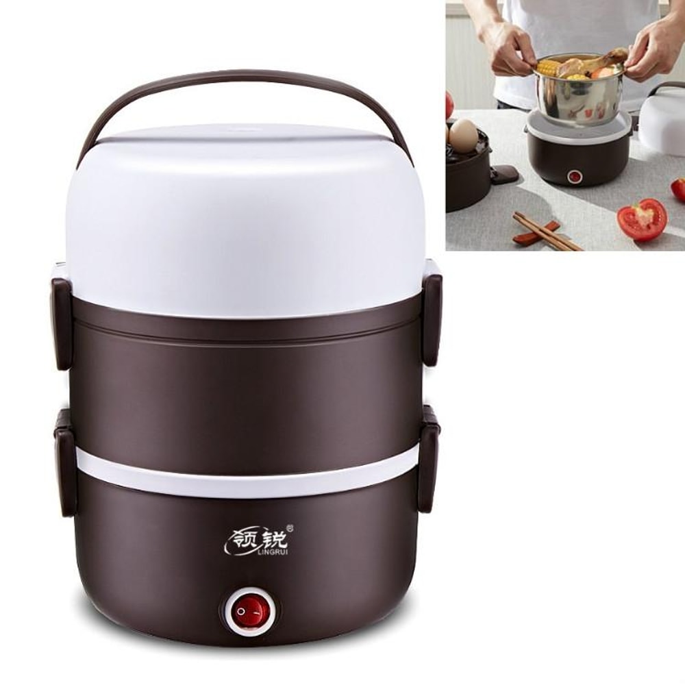 Portable Electric Lunch Box Mini Rice Cooker Food Warmer For Home Office Travel 8